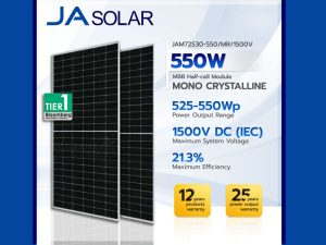 JA Solar 550 Watt Solar Panel 2