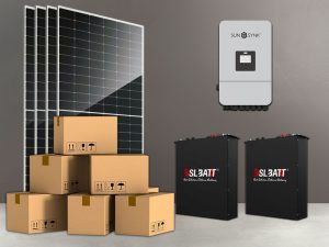Sunsynk 8kW Compact Hybrid Solar System with 10.24kWh Battery