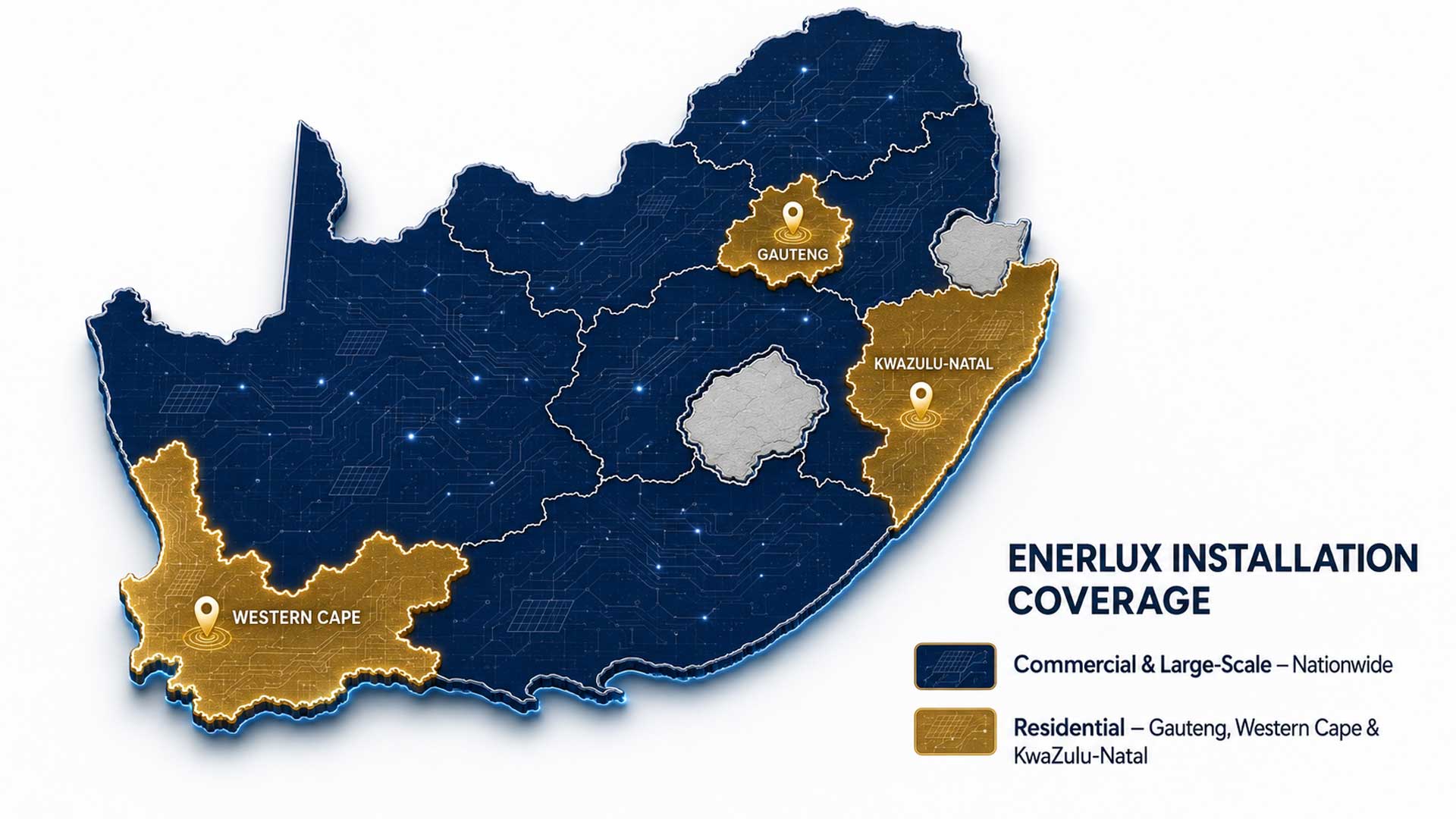 Enerlux Installation Areas